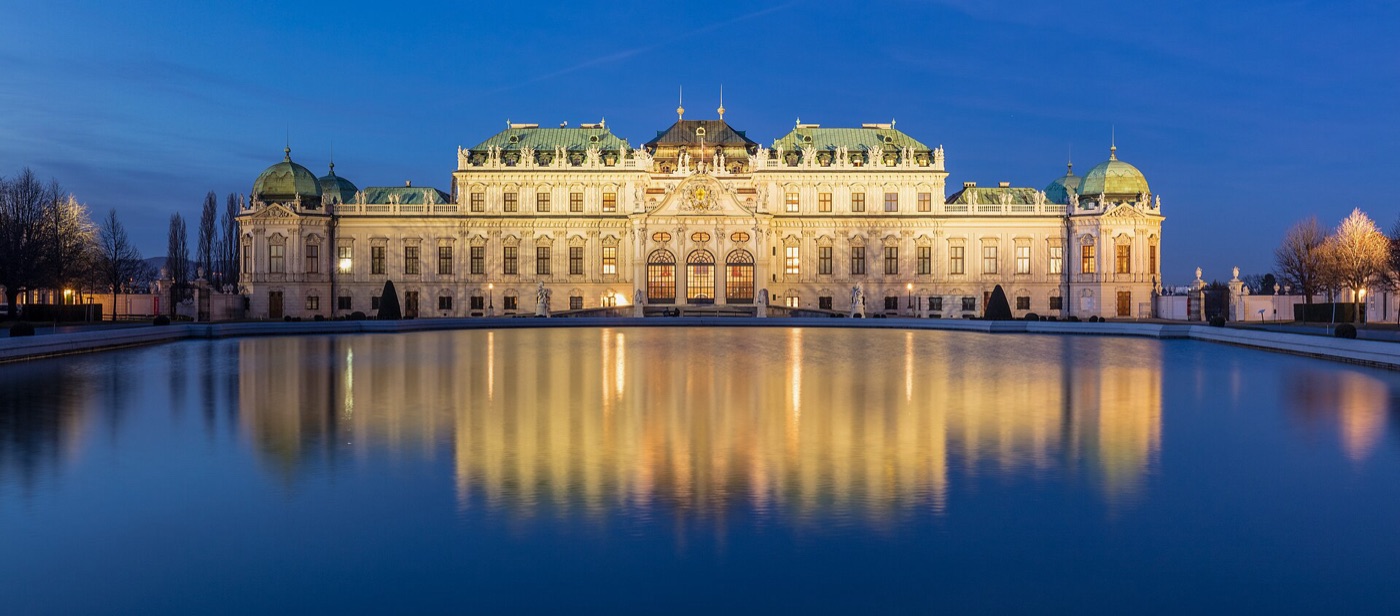 Belvedere palace in Vienna